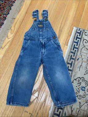 OshKosh B'gosh Vintage-Style Blue Denim Kids Overalls